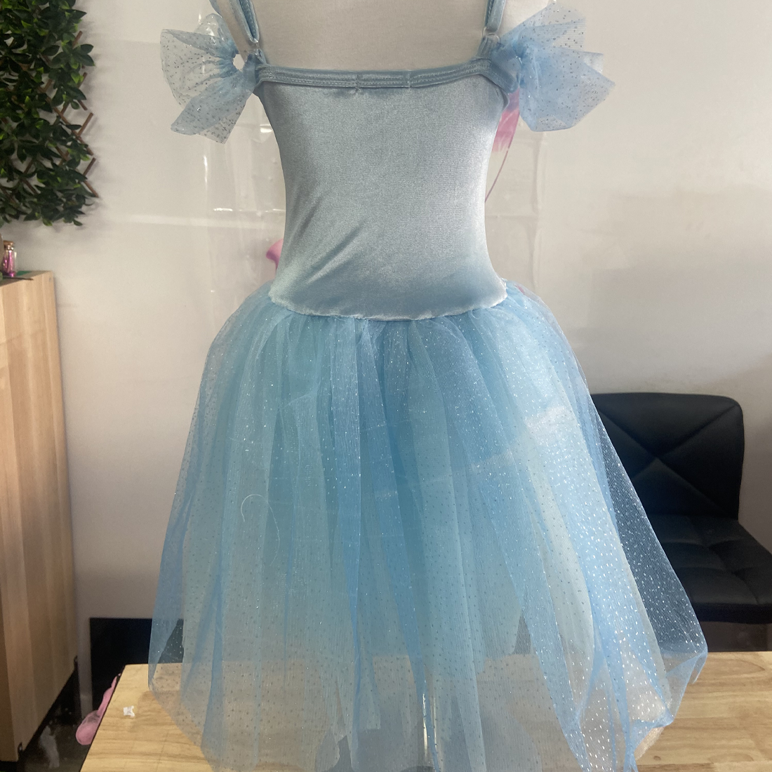 Princess Sapphire Velvet Dress With Tulle Skirt - Pink Poppy