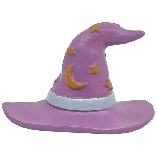 Purple Witch's Hat Fairy Garden Figurine