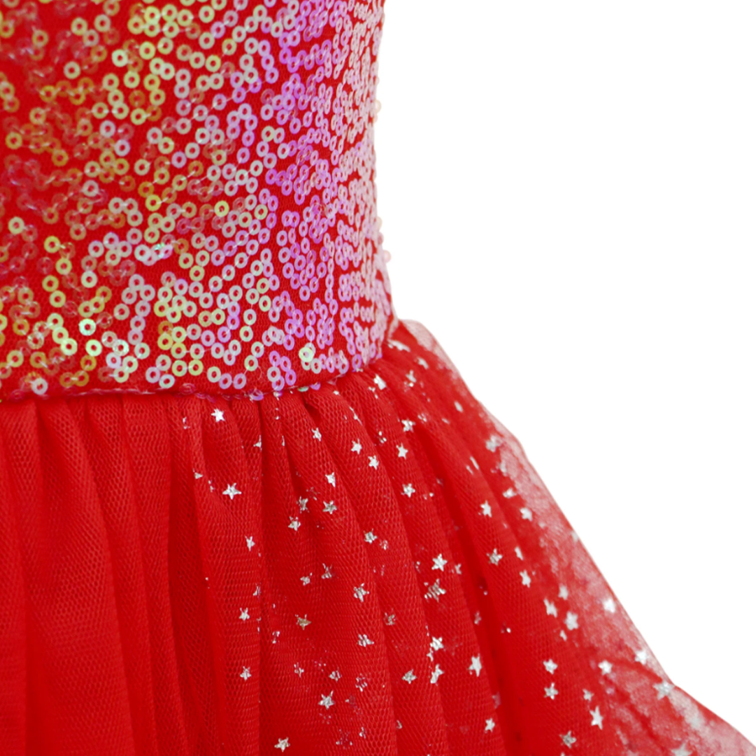 Red Christmas Twinkling Fairy Dress