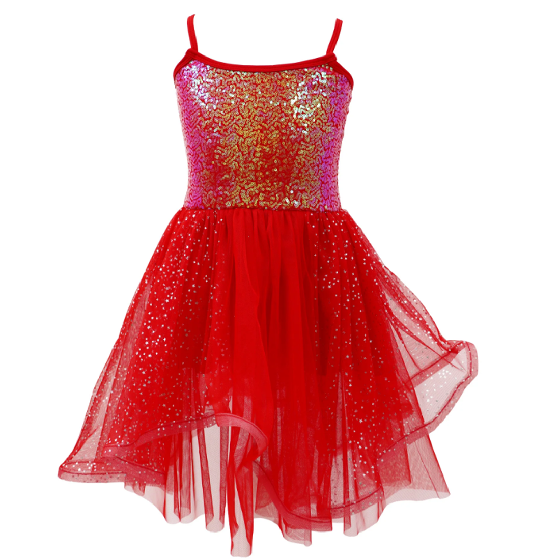 Red Christmas Twinkling Fairy Dress