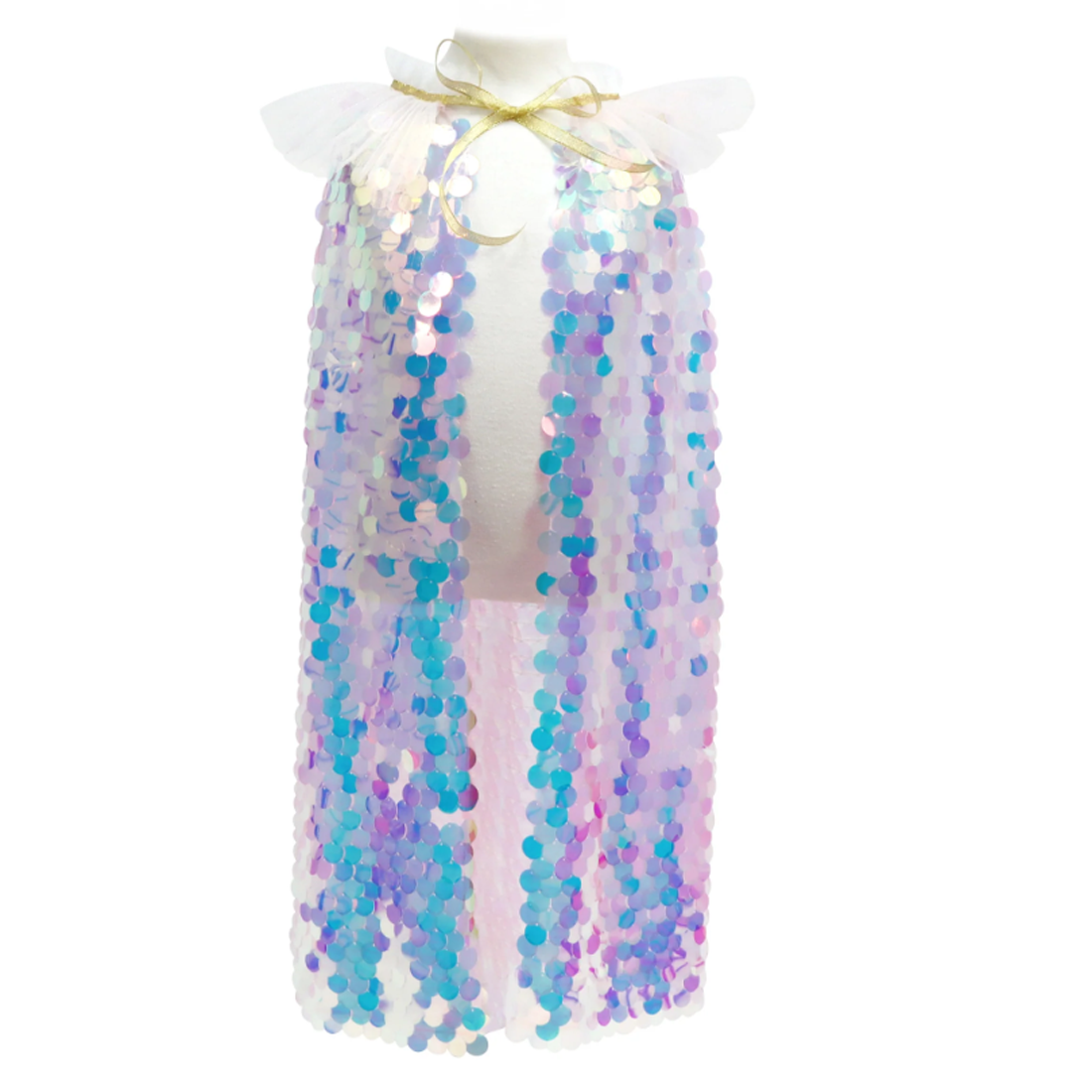 Shimmering Mermaid Sequinned Party Cape