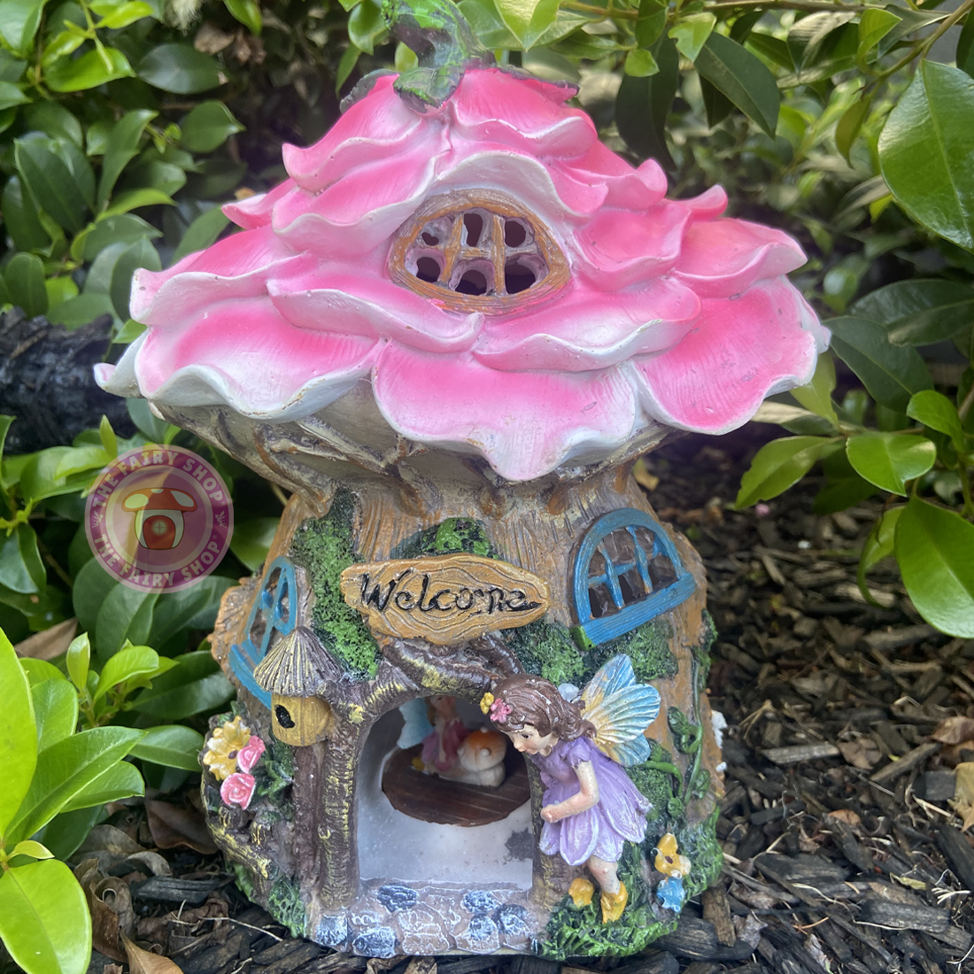 Solar Flower Hollow with Fairies House