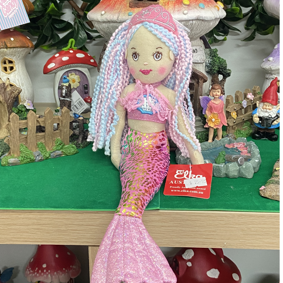 Stella The Pink Sequin Mermaid Doll