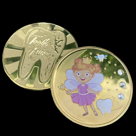 The Tooth Fairy Commemorative Coin With Inlaid Sparkling Stones