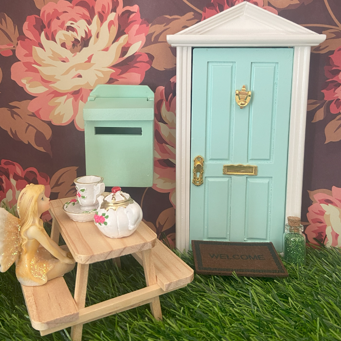 Turquoise Fairy Mail Box