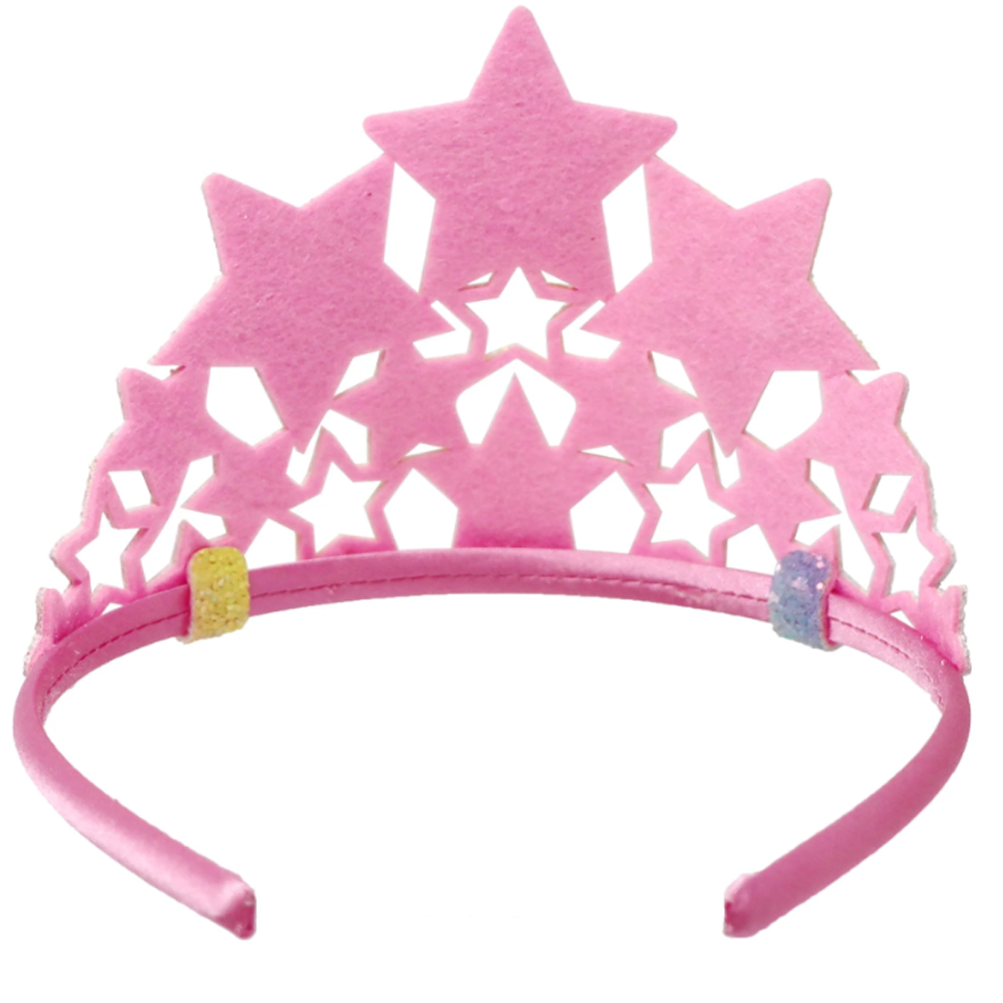 Unicorn Dreamer Rainbow Star Soft Glitter Crown