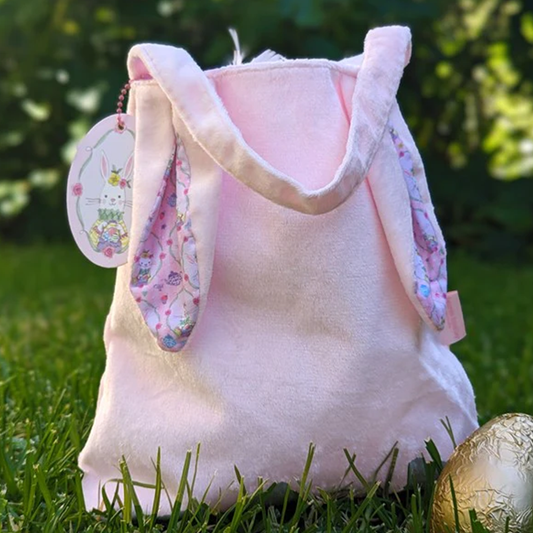 Velvet Easter Egg Hunt Bunny Bag