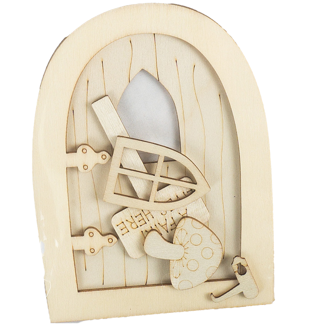 Wooden Fairy Door Set DIY