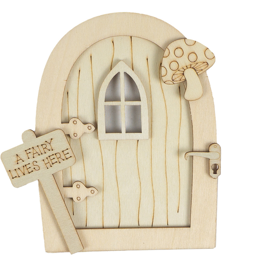 Wooden Fairy Door Set DIY