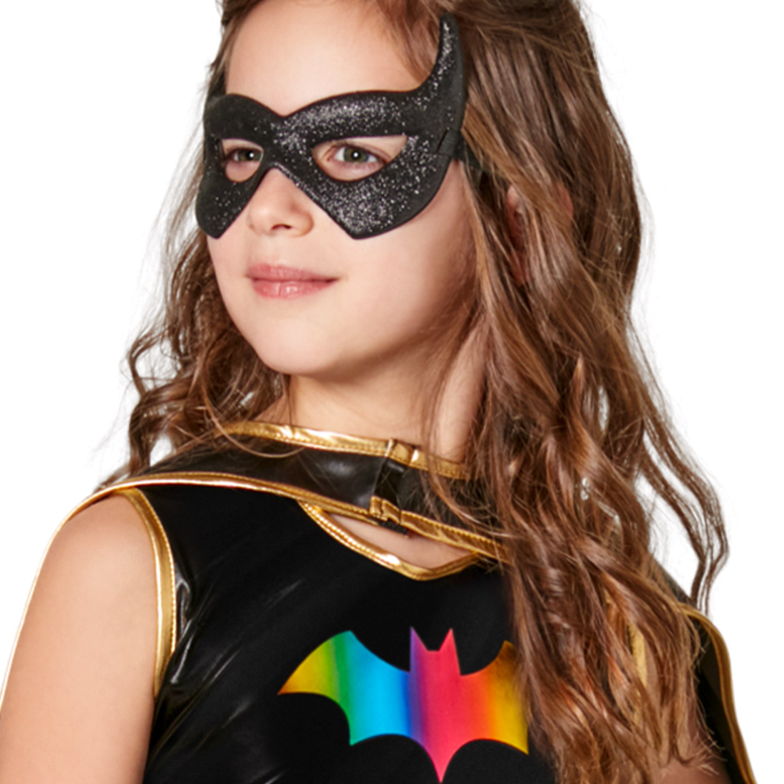 Batgirl Rainbow Tutu Dress Deluxe Girls Costume