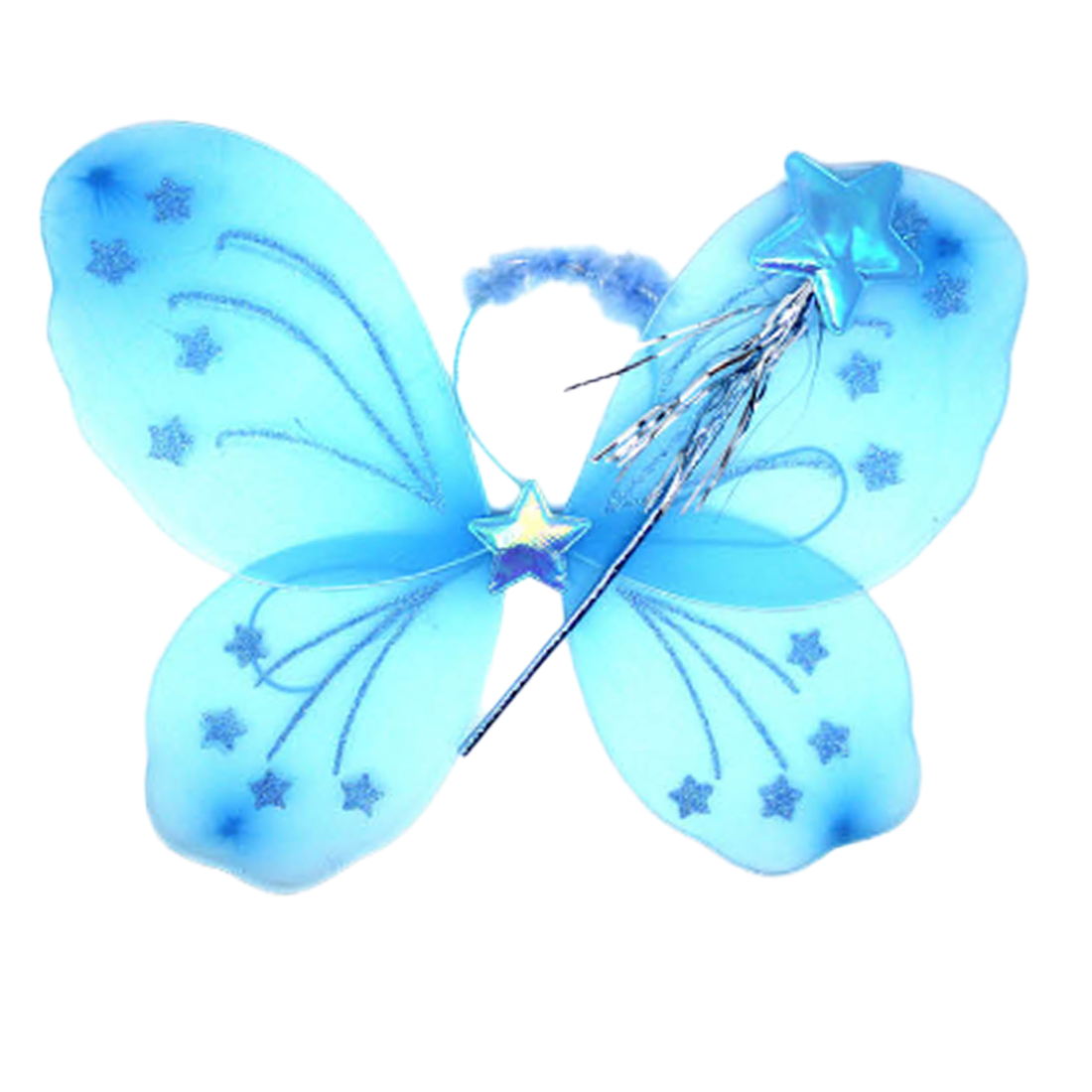 Blue Fairy 3 Piece Wing Costume Set