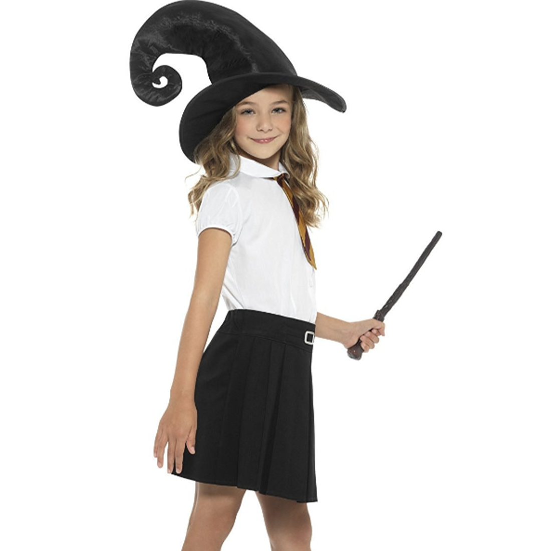 Child Wizard Costume Kit - Hat Tie & Wand