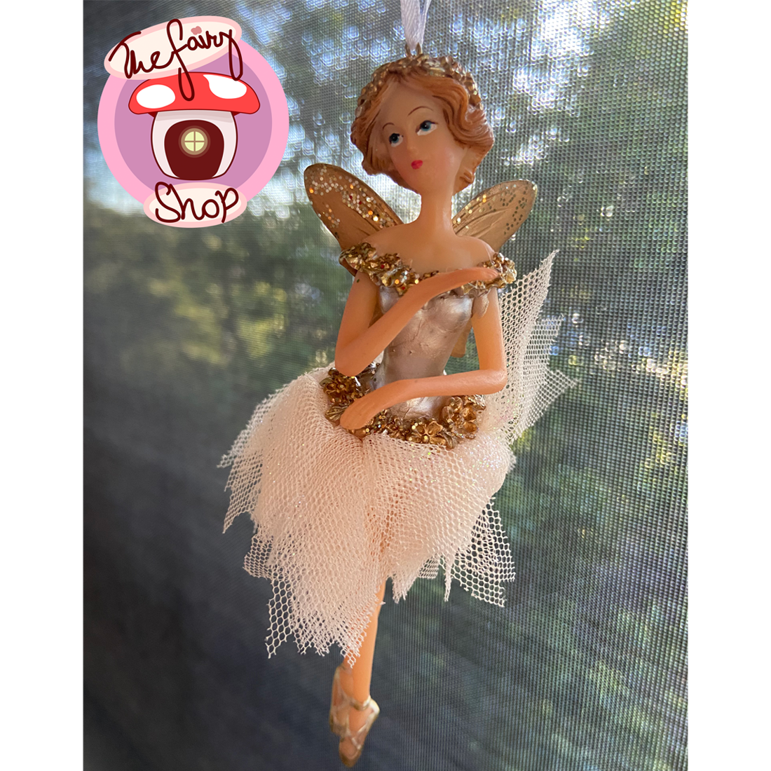 Christmas Ballerina Fairies Hanging Figurine Ornament