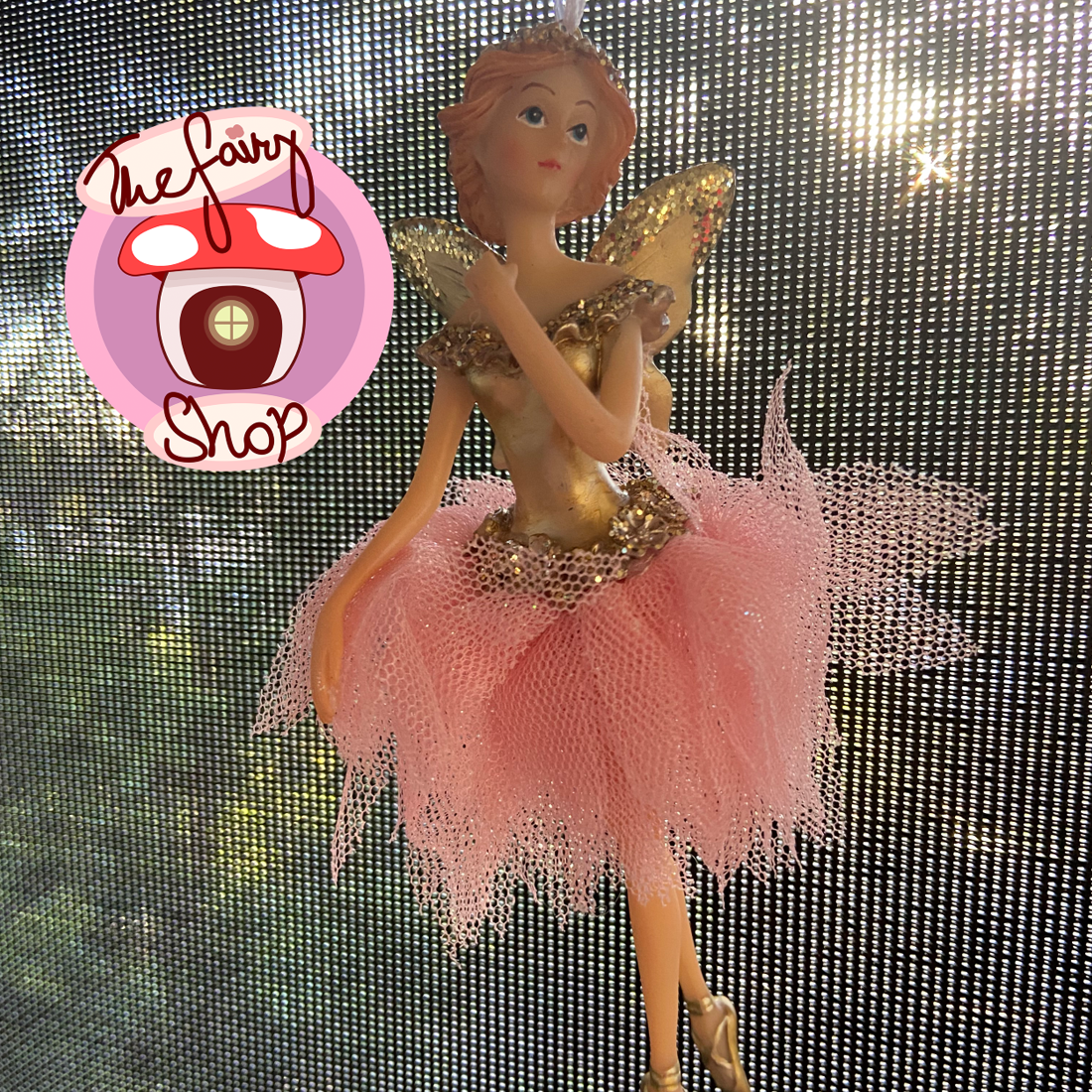 Christmas Ballerina Fairies Hanging Figurine Ornament