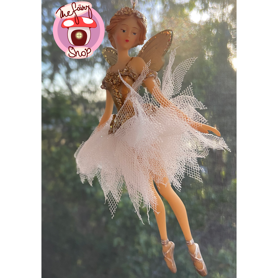 Christmas Ballerina Fairies Hanging Figurine Ornament