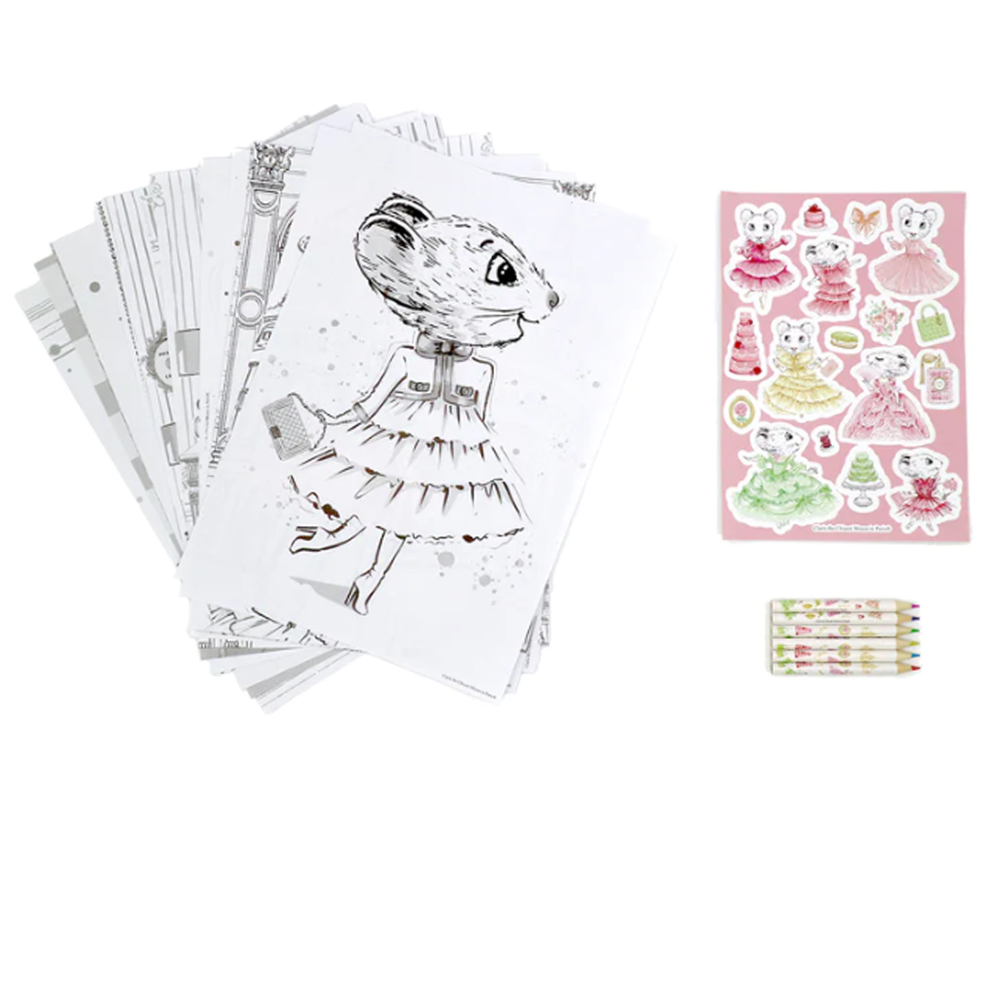 Claris The Mouse Colouring Set