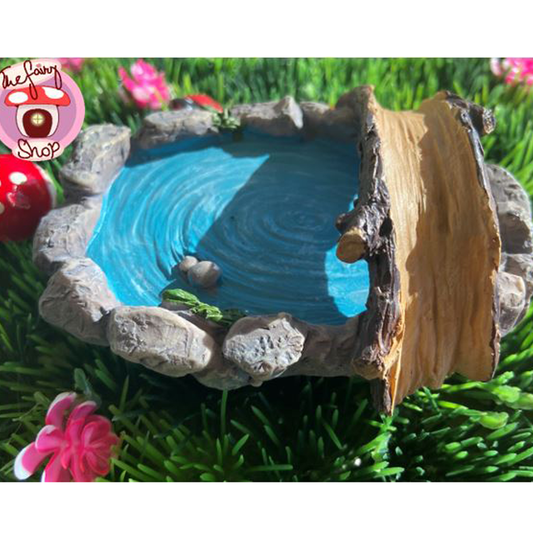 Fairy Garden Pond with Bridge