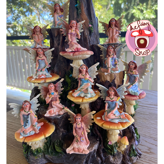 Fairy Miniatures with a Mountain Display