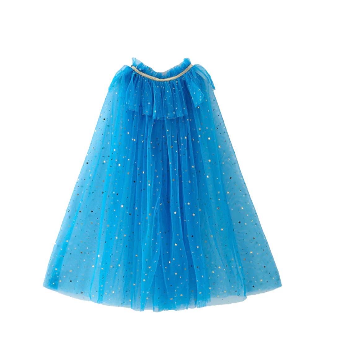 Girls Princess Blue Cape Cloak