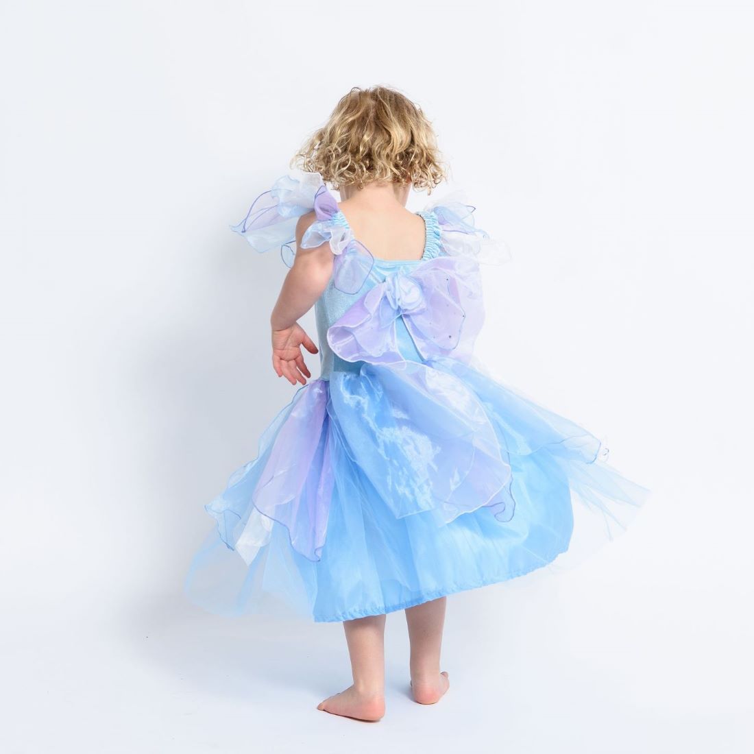 Girls Sky Blue Fairy Dress
