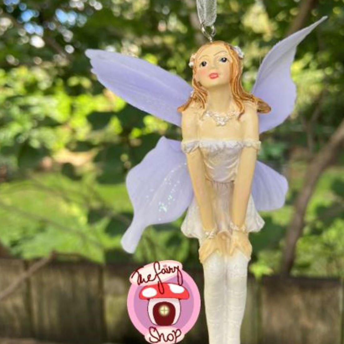 Hanging Purple Fairy Figurine