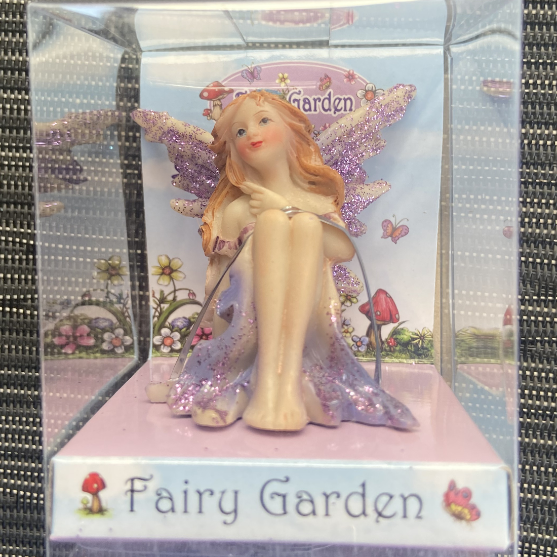 Miniature Glitter Fairy Figurine