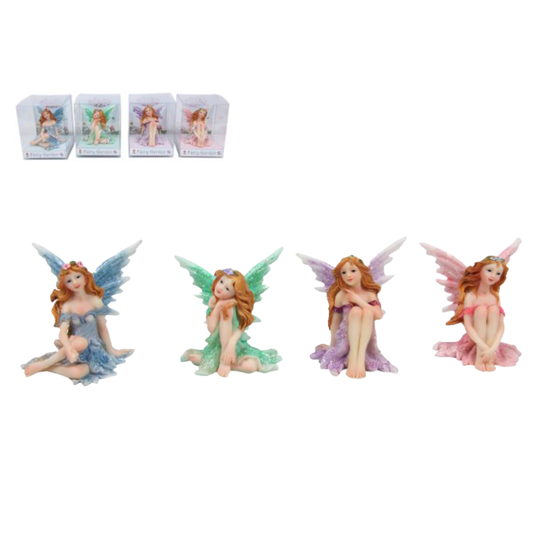 Miniature Glitter Fairy Figurine