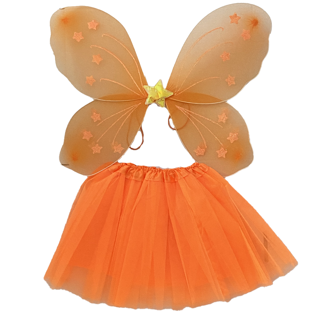 Orange Fairy Tutu and Wing Set
