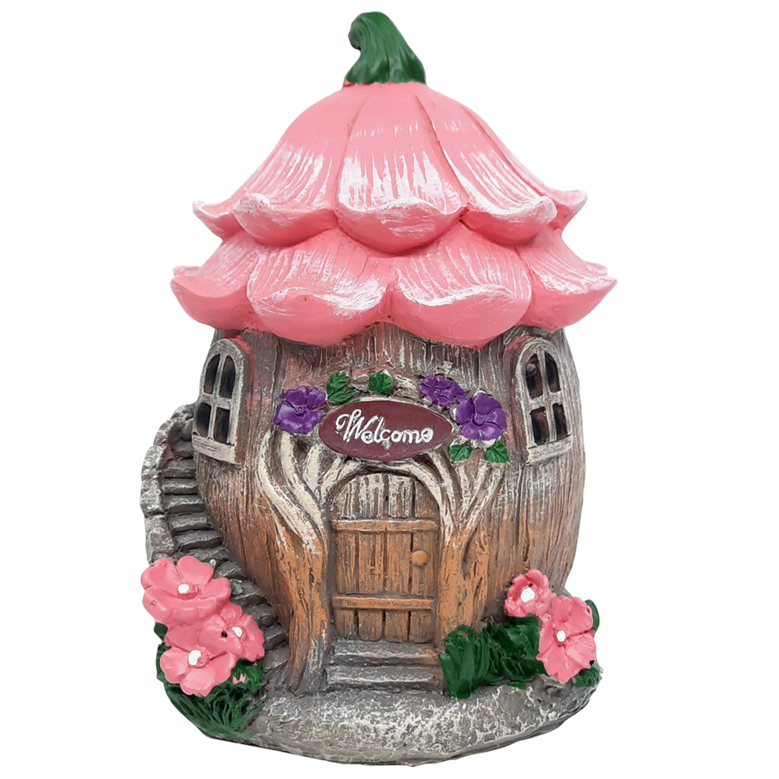 Pink Fairy Welcome Flower House