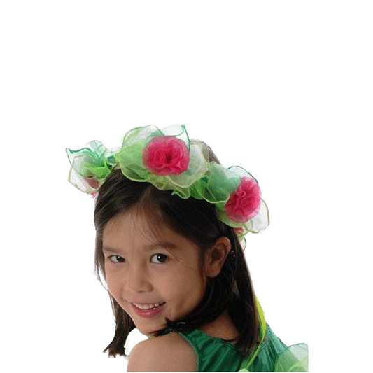 Pixie Garland Green Red Headdress