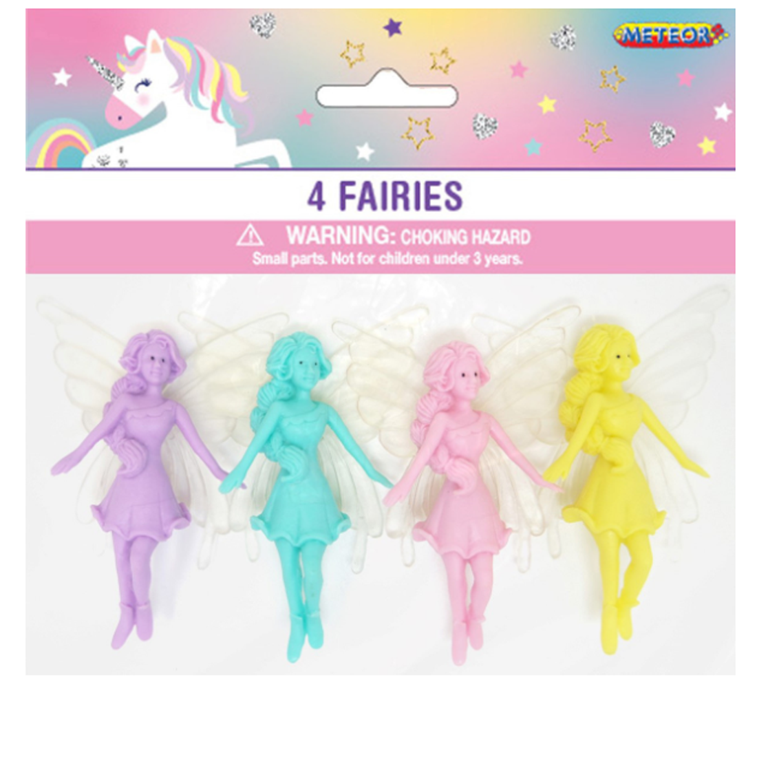 Plastic Fairies Pack of 4