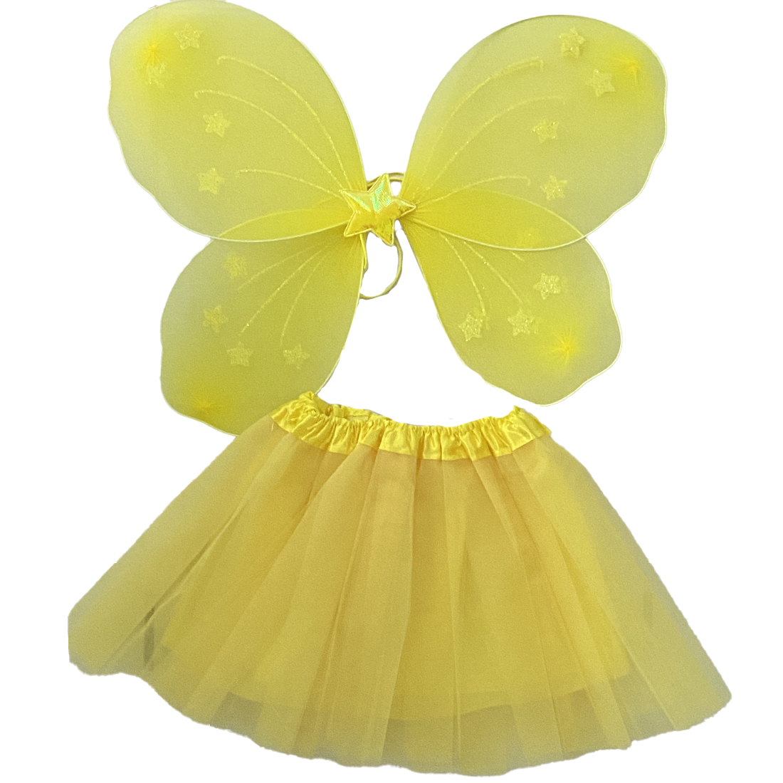 Yellow Fairy Tutu and Wing Set